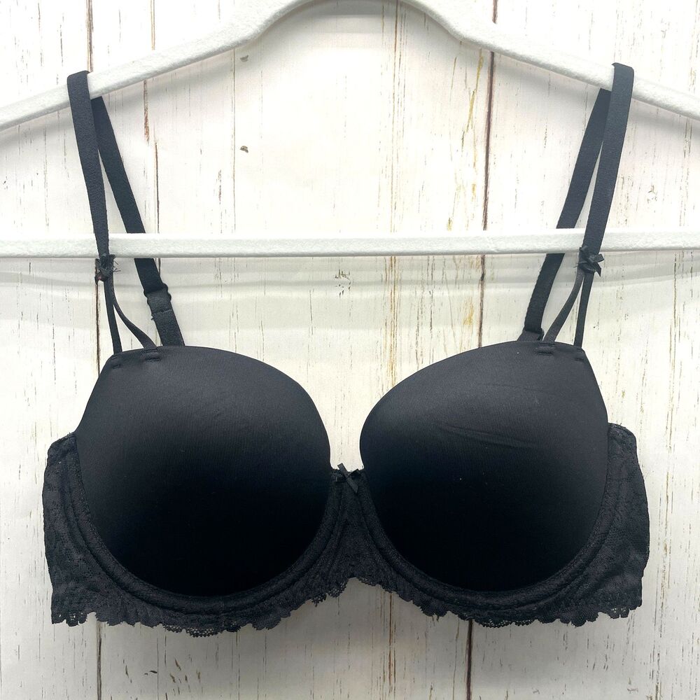 Victorias Secret PINK Women’s Bra Sz 34C Lightly Lined Balconette Bra Underwire